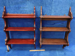 Small Sets Of Wooden Spice Wall Shelves