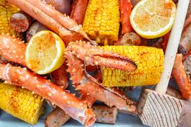 seafood boil recipe couple in the kitchen