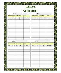 Schedule Chart Template Excel Schedule Template Gannt Chart