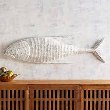 Imports Vast Capiz Fish Wall Decor