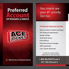 Ace Tickets Corporate Preferred Account Program Brochure
