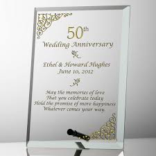 Mom dad anniversary 50th anniversary gifts golden anniversary anniversary parties anniversary ideas anniversary surprise parent gifts family gifts teacher gifts. Elegant Personalized 50th Wedding Anniversary Glass Plaque