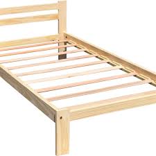 twin xl modern steel platform bed frame