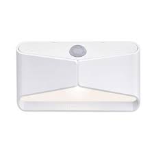 Mr Beams Indoor Battery Powered Motion Activated Led Night Light White Mb710 Wht 01 06 The Home Depot