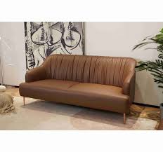 china vine leather sofa with wrinkle