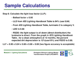 Module 5 Lighting Calculations Ppt Download