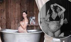 Skins star Kaya Scodelario shares pictures from her second pregnancy for  the first time | Daily Mail Online