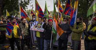 Tibetans in India demonstrate against Beijing Olympics - The Mainichi
