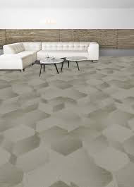 shaw bevel hexagon carpet tile bleached