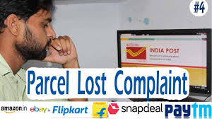 track lost parcel in india post courier