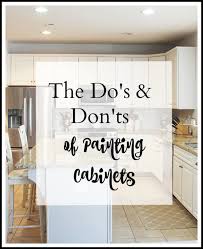how to paint your kitchen cabinets tips