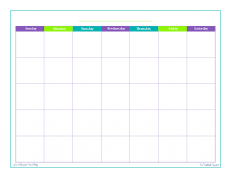 Personal Planner Free Printables Monthly Planner