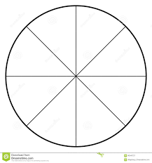 6 Blank Pie Chart 6 Piece Pie Chart Template Www