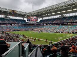 Hard Rock Stadium Section 138 Miami Dolphins