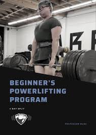 beginner powerlifting program