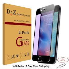 2x For Iphone 7 Plus 3d Curved Full Cover Anti Blue Light Screen Protector Saver Ebay