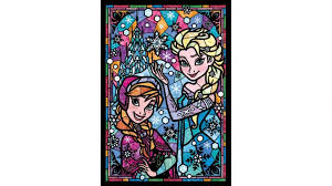 Elsa Stained Glass Puzzle 266 Pieces