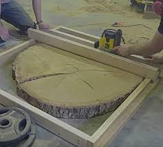 Diy Log Slice Coffee Table