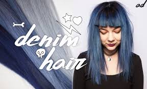 Bleach the parts of your hair u want to dye blue then put. How To Create Denim Hair Dye Without Bleaching Zoe London Lavender Grey Hair Denim Blue Hair Denim Hair