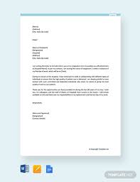 Free Two Weeks Notice Resignation Letter Template Download 1481