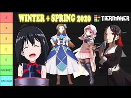 This anime is a present for the people out there who love both dogs and cats so much they can't the anime will have a new rush duel rule. Ranking Winter Spring 2020 Anime Seasonal Anime Tier List Youtube