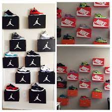 Shoe Boxes On Wall Shoe Box Diy