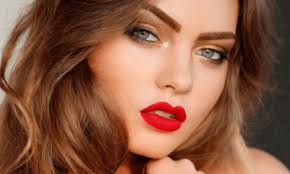red lipstick perfectly makeup tutorial