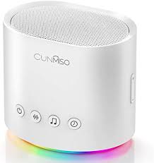 Amazon Com Cunmiso White Noise Machine With Colorful Night Light For Sleeping 26 Hi Fi Soothing Sounds With Timer Memory Feature Sound Machine For Baby Kids Adults Portable Sleep Machine For Home Office