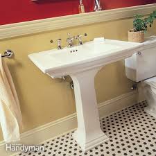 How To Plumb A Pedestal Sink Diy