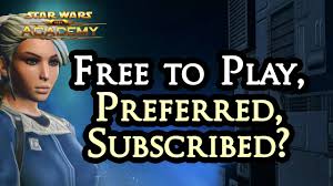 Swtor Free To Play Vs Preferred Vs Subscriber Guide Swtorista