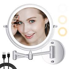 Wall Mounted Lighted Makeup Vanity