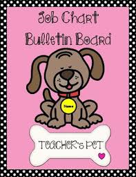 Job Chart Bulletin Board Teachers Pet