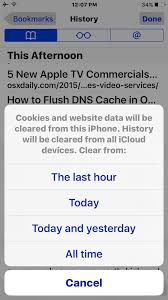 You can use private browsing next time you do not want your history to show up on your iphone. How To Delete Recent Safari Search Web Browsing History On Iphone Ipad Osxdaily