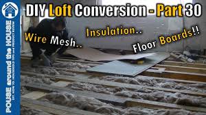 wire mesh and floor boards floor board