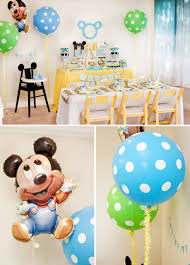 mickey mouse 1st birthday party ideas