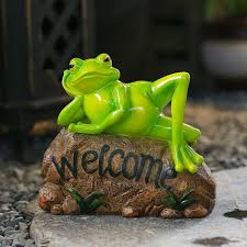 Garden Frog Simulation Animal Statues