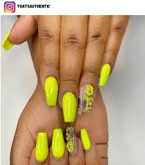 56 unique neon yellow nail designs for