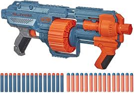 The rival nemesis is another entry from the rival series of guns, it is brilliant and functional. Amazon Com Nerf Elite 2 0 Shockwave Rd 15 Blaster 30 Darts 15 Dart Rotating Drum Pump Action Built In Customizing Capabilities Toys Games