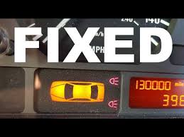 rear light dash error fixed bmw e46