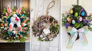 15 colorful easter wreath designs that