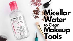 how to use micellar water to clean make