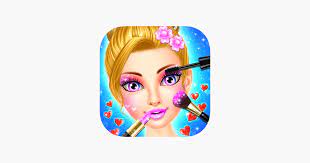 valentine beauty salon game on the app