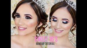 sweet 16 makeup tutorial quinceañera