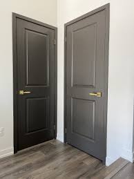 painting interior doors black