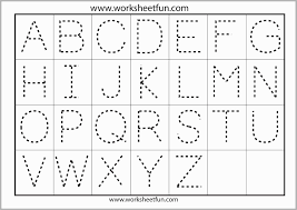 alphabet tracing worksheets pdf