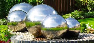 Stainless Steel Sphere Water Features