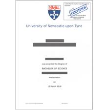Certified Copy Of Degree Certificate Newcastle University Webstore