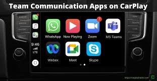 carplay team communication apps zoom