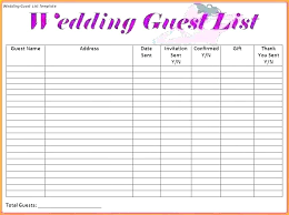 Birthday Party Guest List Template Gotostudy Info