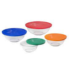Mixing Bowl Set With Assorted Lids